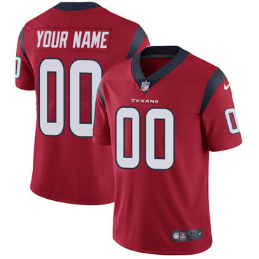Personalized Houston Texans Limited Red Alternate Jersey NFL Untouchableized jerseys