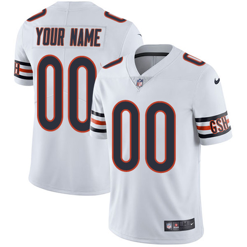 Personalized Chicago Bears Limited White Road Men’s Jersey NFL Untouchableized jerseys