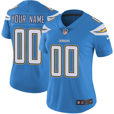Personalized Los Angeles Chargers Elite Electric Blue Alternate Women’s Jersey NFL Untouchableized jerseys