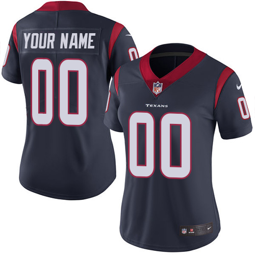 Personalized Houston Texans Elite Navy Blue Home Women’s Jersey NFL Untouchableized jerseys