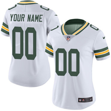 Personalized Green Bay Packers Elite White Road Women’s Jersey NFL Untouchableized jerseys