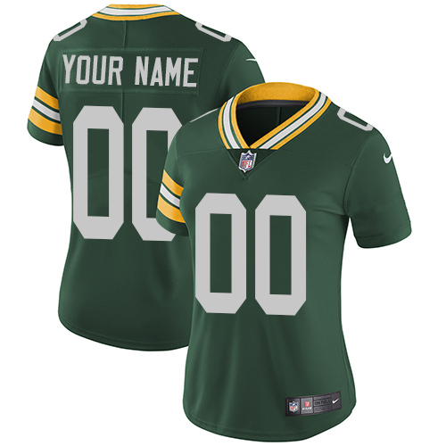 Personalized Green Bay Packers Elite Green Home Women’s Jersey NFL Untouchableized jerseys