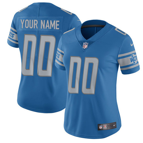 Personalized Detroit Lions Elite Blue Home Women’s Jersey NFL Untouchableized jerseys