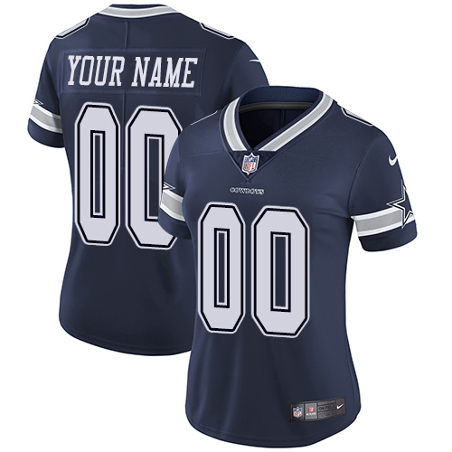 Personalized Dallas Cowboys Elite Navy Blue Home Women’s Jersey NFL Untouchableized jersey