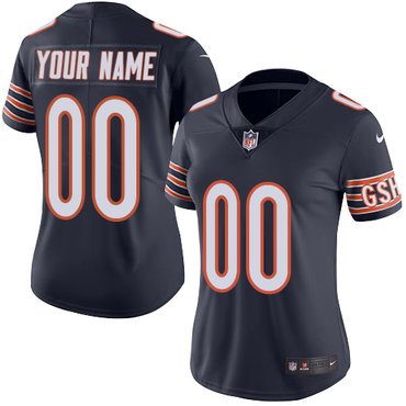 Personalized Chicago Bears Elite Navy Blue Home Women’s Jersey NFL Untouchableized jerseys