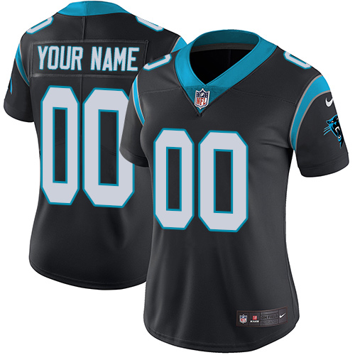 Personalized Carolina Panthers Elite Black Home Women’s Jersey NFL Untouchableized jerseys