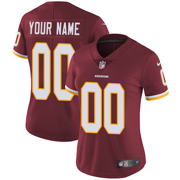 Personalized NFL Washington Redskins Untouchableized Elite Burgundy Red Home Women’s Jersey