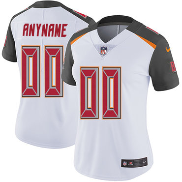 Personalized NFL Tampa Bay Buccaneers Untouchableized Elite White Road Women’s Jersey