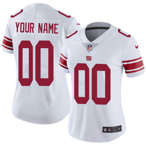 Personalized NFL New York Giants Untouchableized Limited White Road Women’s Jersey