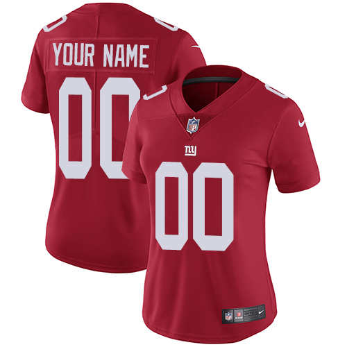 Personalized NFL New York Giants Untouchableized Elite Red Alternate Women’s Jersey