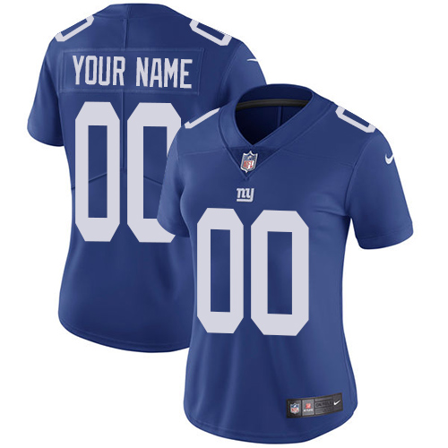 Personalized NFL New York Giants Untouchableized Limited Royal Blue Home Women’s Jersey