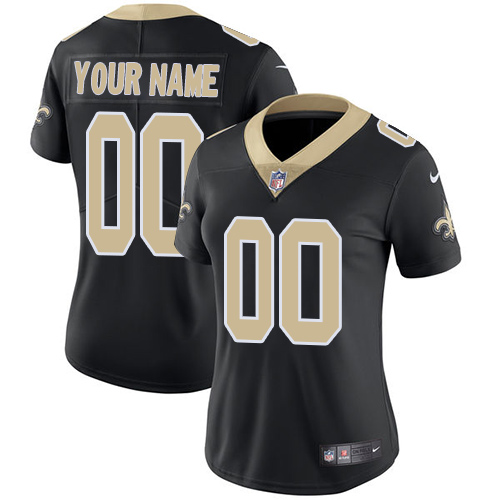Personalized NFL New Orleans Saints Untouchableized Limited Black Home Women’s Jersey