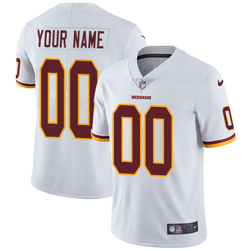 Personalized NFL Washington Redskins Untouchableized Elite White Road Youth Jersey