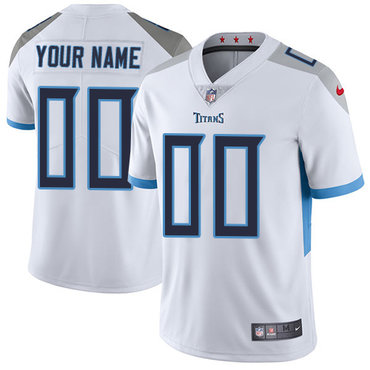 Personalized NFL Tennessee Titans Untouchableized Elite White Road Youth Jersey