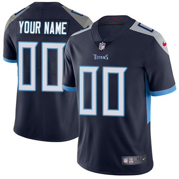 Personalized NFL Tennessee Titans Untouchableized Elite Navy Blue Home Youth Jersey