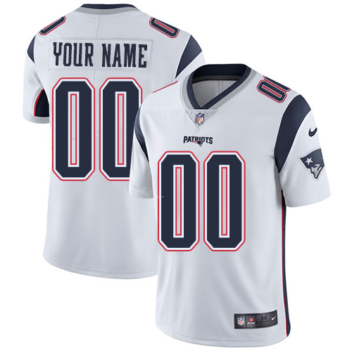 Personalized NFL New England Patriots Untouchableized Limited White Road Youth Jersey