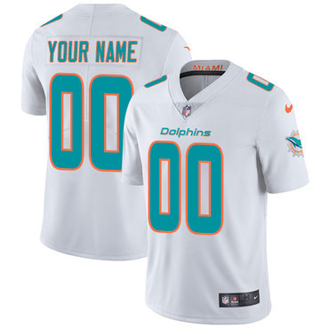 Personalized NFL Miami Dolphins Untouchableized Elite White Road Youth Jersey