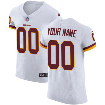Personalized NFL Washington Redskins Untouchableized Elite White Road Men’s Jersey