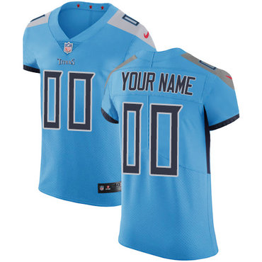 Personalized NFL Tennessee Titans Untouchableized Elite Light Blue Alternate Men’s Jersey