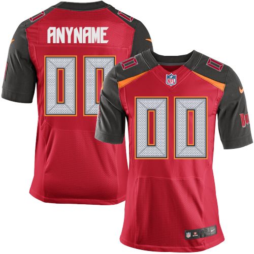 Personalized NFL Tampa Bay Buccaneersized Elite Red Home Men’s Jersey