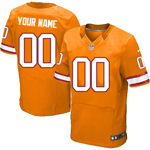 Personalized NFL Tampa Bay Buccaneersized Elite Orange Alternate Men’s Jersey
