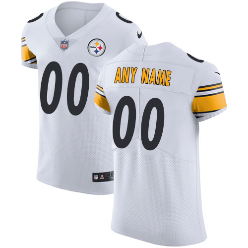 Personalized NFL Pittsburgh Steelers Untouchableized Elite White Road Men’s Jersey
