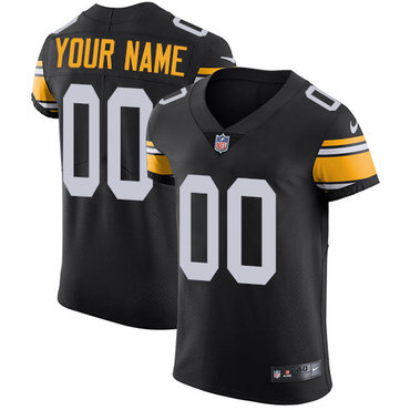 Personalized NFL Pittsburgh Steelers Untouchableized Elite Black Alternate Men’s Jersey