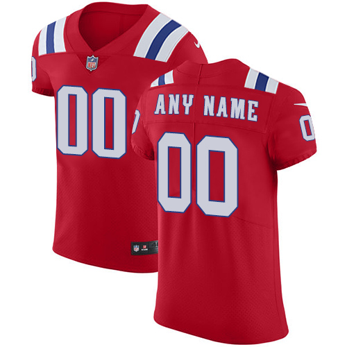 Personalized NFL New England Patriots Untouchableized Elite Red Alternate Men’s Jersey