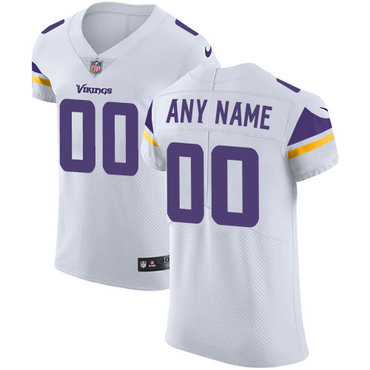 Personalized NFL Minnesota Vikings Untouchableized Elite White Road Men’s Jersey