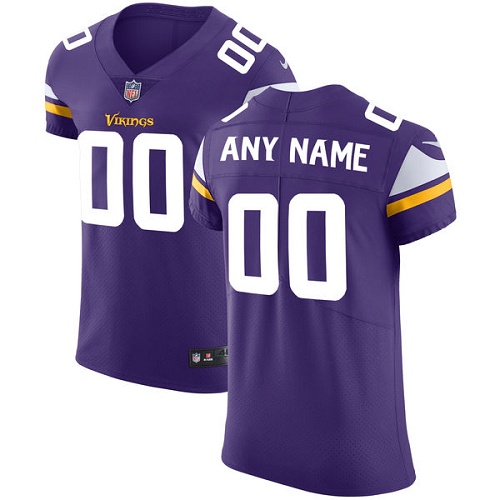 Personalized NFL Minnesota Vikings Untouchableized Elite Purple Home Men’s Jersey