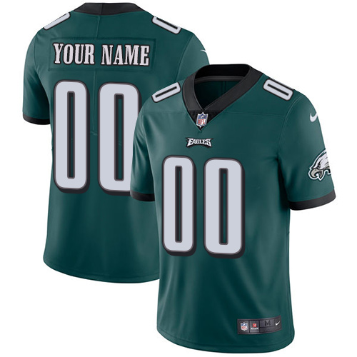 Personalized NFL Philadelphia Eagles Untouchableized Limited Midnight Green Home Men’s Jersey