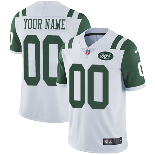 Personalized NFL New York Jets Untouchableized Limited White Road Men’s Jersey