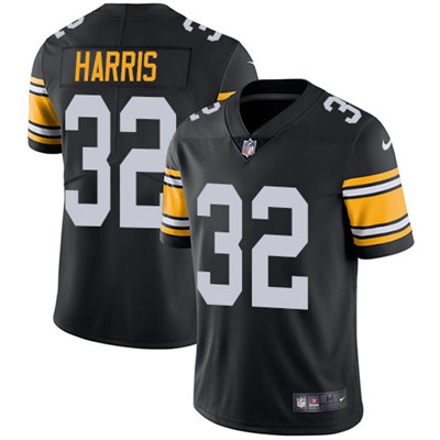 Personalized Steelers #32 Franco Harris Black Alternate Youth Stitched NFL Untouchable Limited Jersey