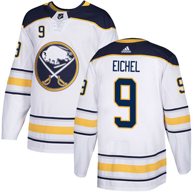 Personalized Sabres #9 Jack Eichel White Road Authentic Stitched NHL Jersey