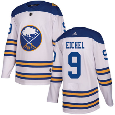 Personalized Sabres #9 Jack Eichel White Authentic 2018 Winter Classic Stitched NHL Jersey