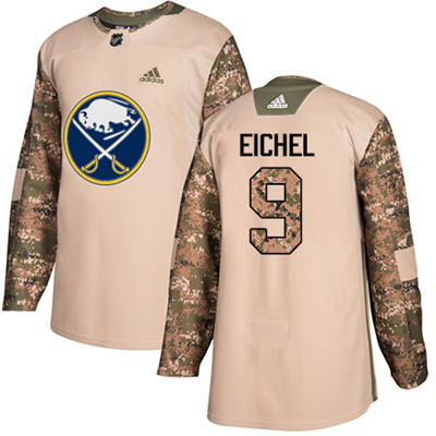 Personalized Sabres #9 Jack Eichel Camo Authentic 2017 Veterans Day Youth Stitched NHL Jersey
