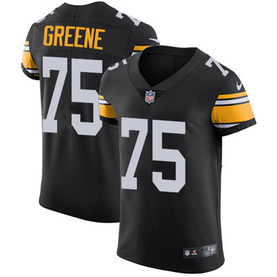 Personalized Steelers #75 Joe Greene Black Alternate Men’s Stitched NFL Untouchable Elite Jersey