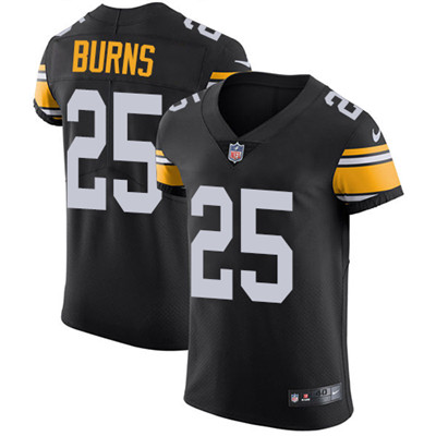 Personalized Steelers #25 Artie Burns Black Alternate Men’s Stitched NFL Untouchable Elite Jersey