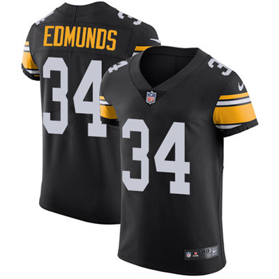 Personalized Steelers #34 Terrell Edmunds Black Alternate Men’s Stitched NFL Untouchable Elite Jersey