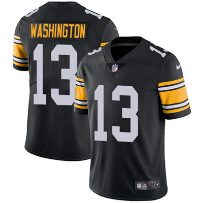 Personalized Steelers #13 James Washington Black Alternate Men’s Stitched NFL Untouchable Limited Jersey