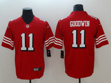 Personalized 49ers 11 Marquise Goodwin Red 2018 Untouchable Limited Jersey