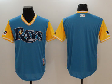 Personalized Rays Light Blue 2018 Players’ Weekend Authentic Team Jersey