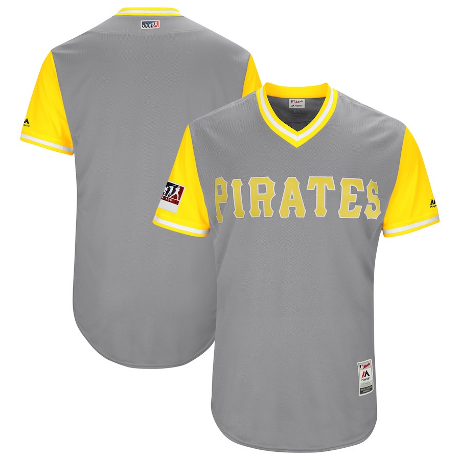 Personalized Pirates Gray 2018 Players’ Weekend Authentic Team Jersey