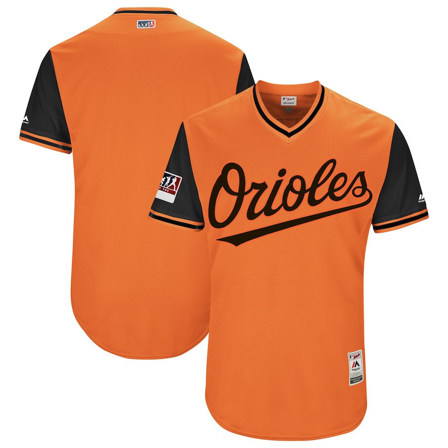 Personalized Orioles Orange 2018 Players’ Weekend Authentic Team Jersey