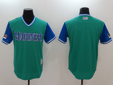 Personalized Mariners Aqua 2018 Players’ Weekend Authentic Team Jersey