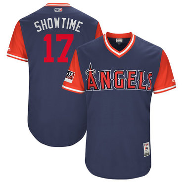 Personalized Angels 17 Shohei Ohtani Showtime Navy 2018 Players’ Weekend Authentic Team Jersey