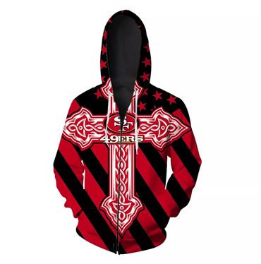 Personalized San Francisco 49ers Full Zip Hoodie