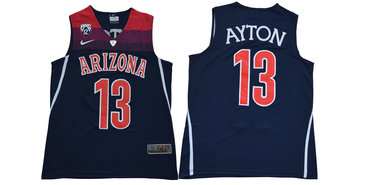 Personalized Arizona Wildcats 13 Deandre Ayton Navy College Basketball Jersey