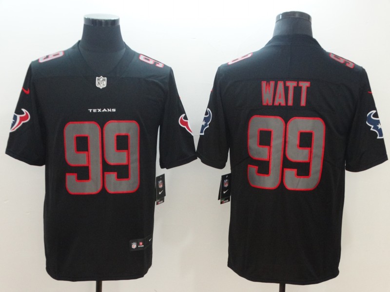 Personalized Texans 99 J.J. Watt Black Impact Limited Jersey