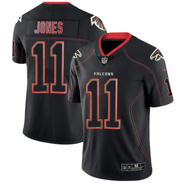 Personalized Falcons 11 Julio Jones Black Shadow Legend Limited Jersey